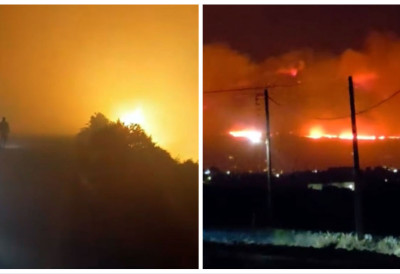 (ВИДЕО) ВЕЛИКА БОРБА СА ПОЖАРОМ НА ГРЧКОМ ОСТРВУ Евакуисано чак девет насеља