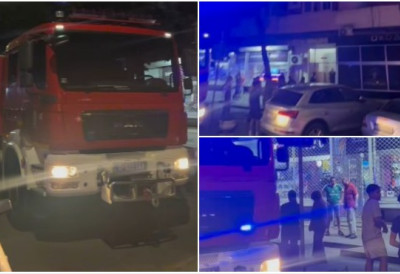 (ВИДЕО) Ватрогасци улетели са заштитним маскама! ЦУРИ ГАС ИЗ СТАНА, СВЕ ВРВИ ОД ПОЛИЦИЈЕ Драма у Крушевцу! (ВИДЕО)