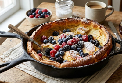 СОЧНА ХОЛАНДСКА ПАЛАЧИНКА ИЗ РЕРНЕ Хрскава посластица готова за пола сата "DUTCH BABY" ЋЕ ВАС ОДУШЕВИТИ