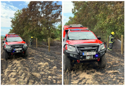 (ФОТО) НОВИ ПОЖАР ИЗМЕЂУ ВЕТЕРНИКА И ФУТОГА Ватрогасци у акцији, упућен апел да се не пали ватра на отвореном