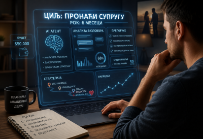 АНГАЖОВАО ВЕШТАЧКУ ИНТЕЛИГЕНЦИЈУ ДА МУ ПРОНАЂЕ ЖЕНУ ЗА БРАК За експеримент издвојио 50.000 долара, дао му рок од пола године