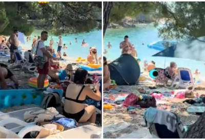 (ВИДЕО) „ОВО НИЈЕ ОДМОР, ВЕЋ СТРЕС“ Препуна плажа на Јадрану изазвала бурне реакције на ТикТоку НЕМА ИГЛА ГДЕ ДА ПАДНЕ
