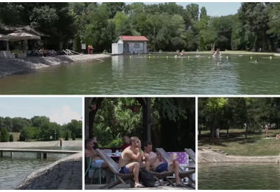 „Овде долазимо, вода је чиста“ СКРИВЕНО ЈЕЗЕРО НАДОМАК НОВОГ САДА постало је спас од тропских врућина, привлачи купаче из околних градова