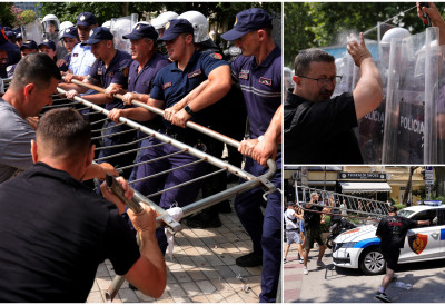 “МИРНА БОРБА ДА РЕЖИМ ОДЕ“ Нови протест у Тирани, поново затражена оставка Раме ВЛАСТ ТВРДИ ДА ЈЕ ПОЛИЦИЈА ГАЂАНА КАМЕНИЦАМА