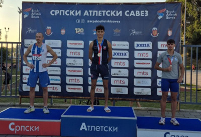 АТЛЕТСКИ КЛУБ ВОЈВОДИНА НАЈУСПЕШНИЈИ НА ДРЖАВНОМ ПРВЕНСТВУ: У Новом Саду 22 медаље, Филип Станковић двоструки шампион