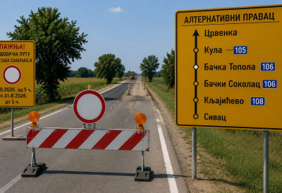 ПОТПУНА ОБУСТАВА САОБРАЋАЈА ИЗМЕЂУ СИВЦА И ЦРВЕНКЕ Ево којим путем ће возачи моћи да прођу