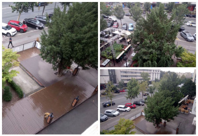 (ФОТО) ПОСЛЕ ДУЖЕГ ВРЕМЕНА ПАДА КИША У НОВОМ САДУ Ево у које делове Србије је стигло невреме! Погледајте ко је следећи на удару, могућ и ГРАД