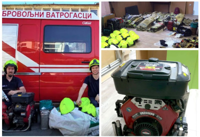 СТИГЛА ПОМОЋ ИЗ ШКОТСКЕ ЗА НОВОСАДСКЕ ВАТРОГАСЦЕ Дух солидарности не познаје границе ДОНИРАНО 20 КОМПЛЕТА ОПРЕМЕ (ФОТО)