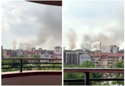 (ВИДЕО) Још један војвођански град под ватром ГУСТ ДИМ ПРЕКРИО СУБОТИЦУ