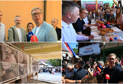 ПРЕДСЕДНИК НА ЈУГУ СРБИЈЕ Прво стигао у Лесковац па послао важну поруку: „Не могу људи да трпе“ НАЛОЖИО ДА СЕ САНИРАЈУ ПУТЕВИ ОШТЕЋЕНИ ТОКОМ РАДОВА