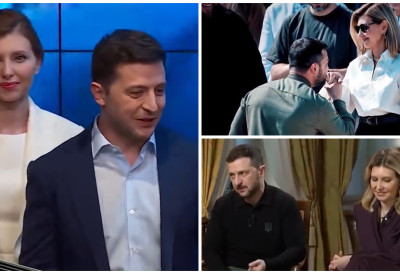 (ФОТО) ОД ШКОЛСКИХ КЛУПА ДО ПРВОГ ПАРА УКРАЈИНЕ! Љубавна прича Володимира и Олене Зеленски почела је на факултету, ХУМОР је одиграо важну улогу