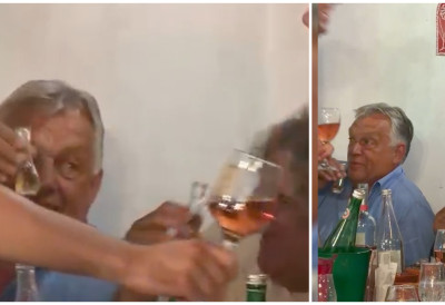 (ВИДЕО) ОРБАН ЈЕ ГЛАВНА ЗВЕЗДА У ГУЧИ! Трубачи, осмеси, овог пута ТУ ЈЕ И РАКИЈА, бивши мађарски премијер поново привукао све погледе