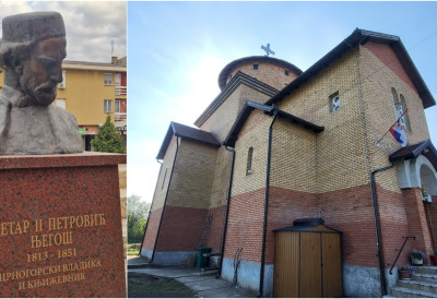 Бициклом кроз Војводину: Ловћенац (3) — У центру села Црна Гора у малом