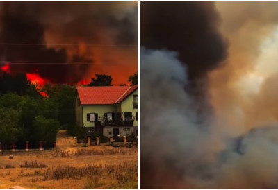 (ВИДЕО) ВАТРА СЕ ПОНОВО РАЗБУКТАЛА Део становништва ХИТНО евакуисан! АПОКАЛИПТИЧНЕ СЦЕНЕ У ДЕЛИБЛАТСКОЈ ПЕШЧАРИ С ЈЕЗИВИМ ПОЖАРОМ се бори СВЕ ЖИВО, од ватрогасаца до војске!