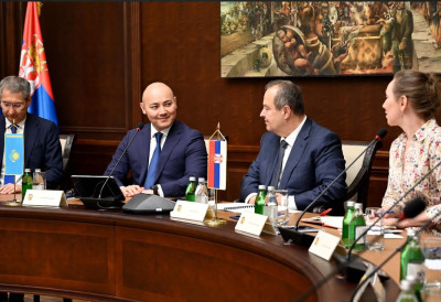 ДАЧИЋ СА ЗАМЕНИКОМ МИНИСТРА КАЗАХСТАНА: Србија и Казахстан јачају економску и безбедносну сарадњу, EXPO 2027 нова прилика за продубљивање односа