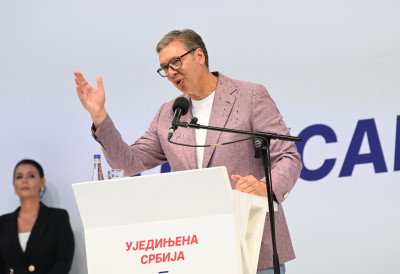 Вучић на митингу "Уједињена Србија" у Ужицу: ЈА НЕЋУ ДРУГО ПОЛУВРЕМЕ, ЈА ХОЋУ УЈЕДИЊЕНУ СРБИЈУ