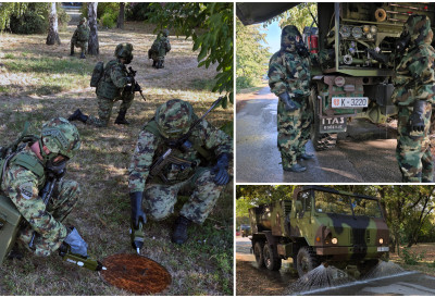 ОБУКА ПО НАЈВИШИМ, МЕЂУНАРОДНИМ СТАНДАРДИМА Јединице АБХО Војске Србије се спремају за учешће у мировним операцијама (ФОТО)