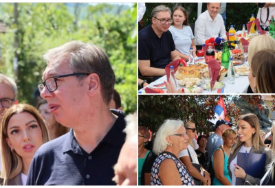 ПУНИ ТРГОВИ, ВЕЛИКА ПОДРШКА ПРЕДСЕДНИКУ Министарка Месаровић поручила са југоистока Србије: Политика Александра Вучића јача српско село, производњу и породичне фирме