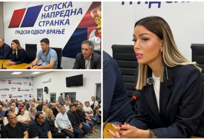 МЕСАРОВИЋ ПОСЕТИЛА ВРАЊЕ И ПОРУЧИЛА: Јединство Србије градимо у сваком граду, општини и селу, разговором са људима