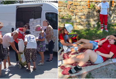 ЦРВЕНИ КРСТ СПРОВЕО ДЕСЕТИНЕ АКЦИЈА Новосађани током августа даровали крв, помогли угроженима и обезбедили 600 пакета хране