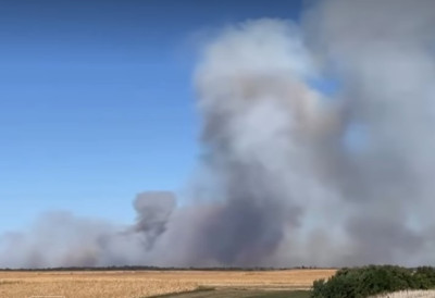 (ВИДЕО) ДЕЛИБЛАТСКА ПЕШЧАРА ПОНОВО У ПЛАМЕНУ! Опет гори део који је већ био захваћен пожаром, ватрогасци одмах изашли на терен