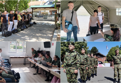 (ФОТО) НОВА ГЕНЕРАЦИЈА РЕГРУТА НАПУНИЛА СРПСКЕ КАСАРНЕ Младићи и девојке на добровољном одслужењу војног рока
