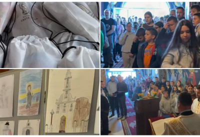 (ВИДЕО) БЛАГОСЛОВ ЗА НОВИ ШКОЛСКИ ПОЧЕТАК Епископ Херувим пожелео деци срећу и успех, Фондација "Света Петка" поделила пакетиће за ђаке