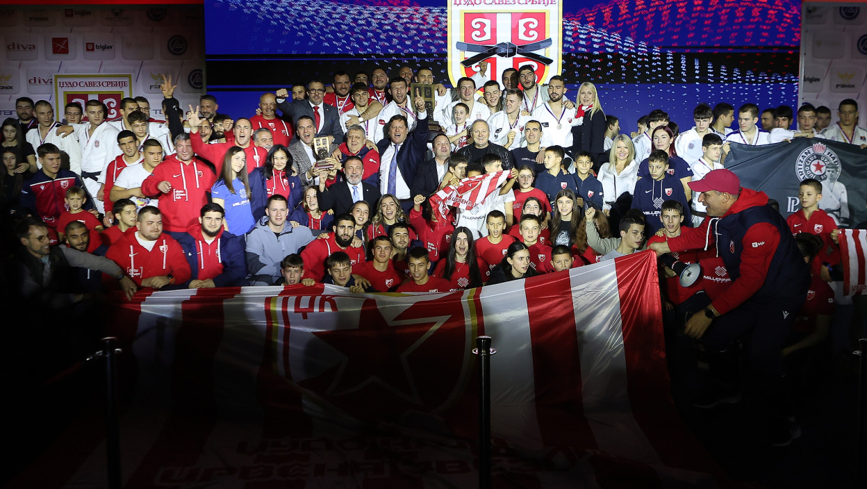 Џудисти Црвене звезде осми пут узастопно шампиони Србије