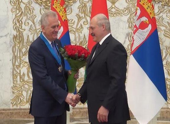 Nikolić i Lukašenko  Foto: Tanjug/video