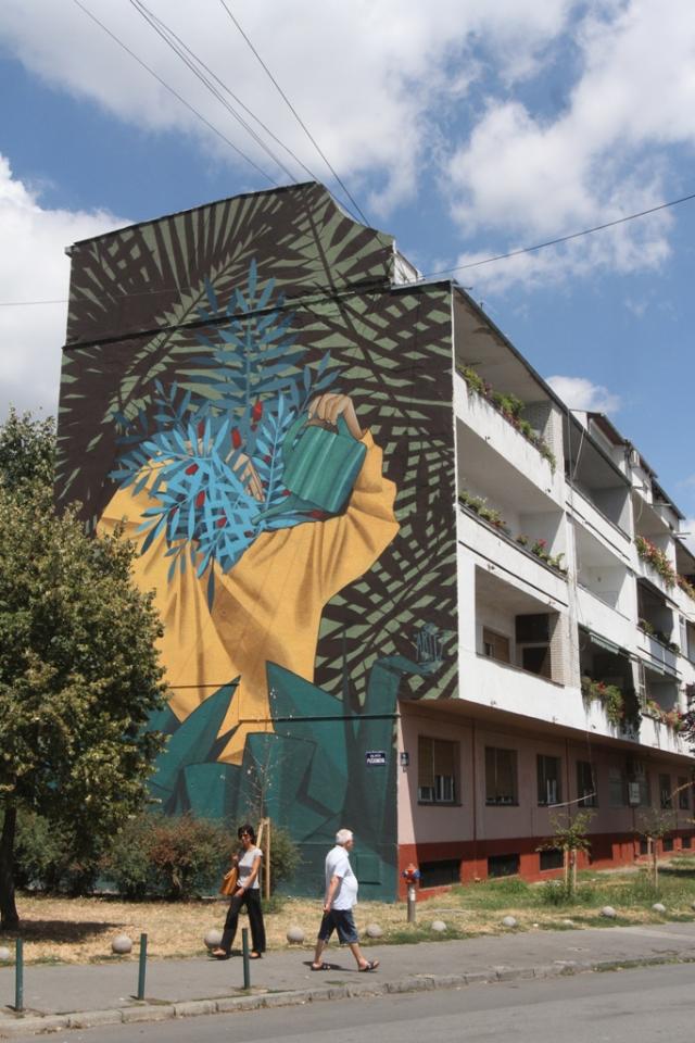fasada mural, Dnevnik/Branko Lučić