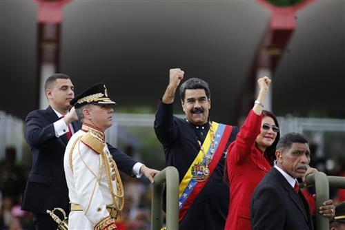 Nikolas Maduro Foto:AP Photos/Ariana Cubillos