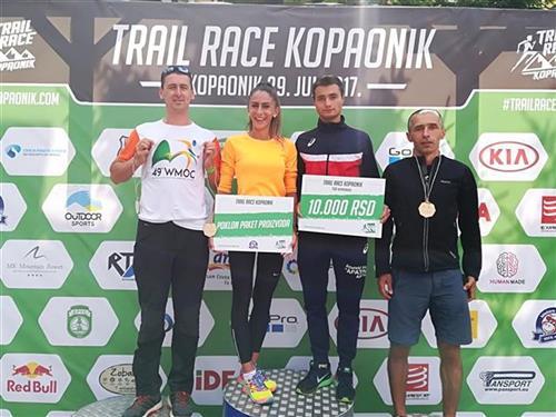 Pobednici na trejl trci „Kopaonik 2017“  foto: Tanjug
