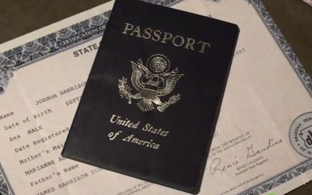 USA pasoš  Foto: Youtube/printscreen