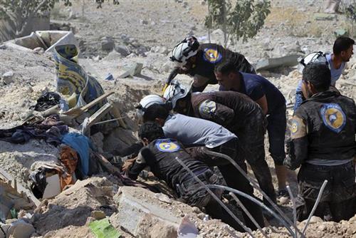 Idlib, Sirija Foto: Syrian Civil Defense White Helmets via AP
