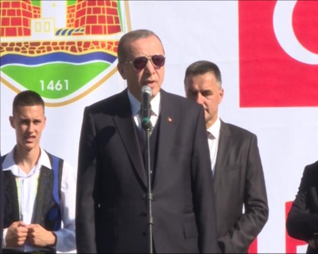 Erdogan se obraća Novopazarcima Foto: Tanjug/video