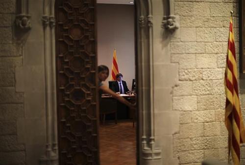 Barselona, predsednik Katalonije Foto: AP Photo/Emilio Morenatti