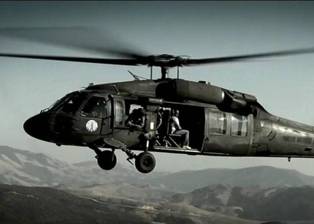 Helikopter "Blek houk" Foto: Youtube/printscreen