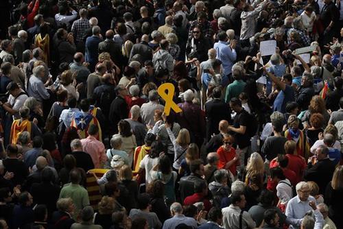 Protestni skup u Barseloni Foto: AP Photo/Manu Fernandez