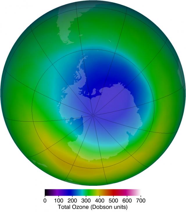 ozonska rupa, NASA