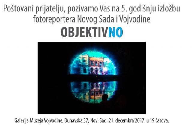Plakat Godišnje izložbe foto-reportera Novog Sada i Vojvodine „Objektivno” foto: promo