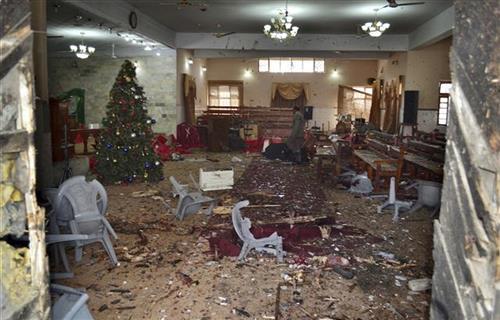 Napad na hrišćansku crkvu u Pakistanu Foto:AP