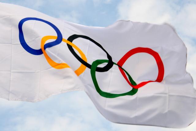 olimpijska zastava, ilustracija