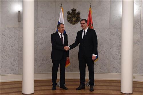 Vučić i Lavrov Foto: Tanjug
