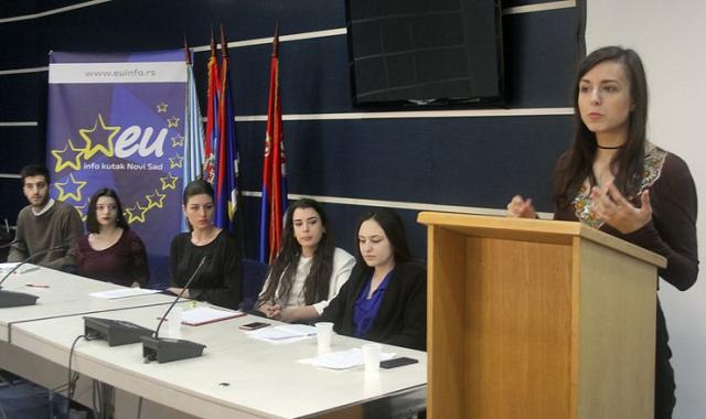 Evropska škola debate  u Plavoj sali Skupštine grada Foto:Dnevnik.rs/ F. Bakić 
