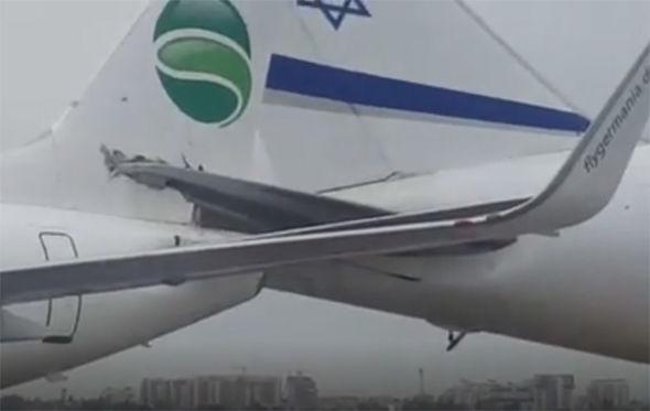 Sudar aviona na aerodromu u Tel Avivu Foto: Times of Israel