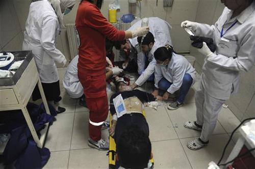 Sirija, napad hemijskim oružjem foto: SANA via AP