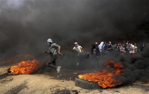 Protesti Palestinaca u Gazi Foto: AP Photo/Adel Hana