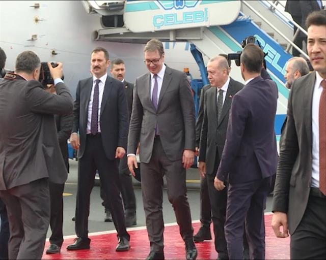 Vučić u Turskoj, dočekao ga Erdogan foto: Tanjug/video
