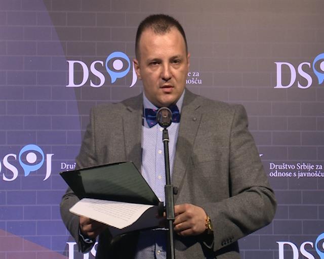 Potpredsednik Društva Srbije za odnose sa javnošću Dušan Stojaković Foto: Tanjug/video