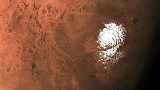 Otkriveno jezero nalazi se ispod južne polarne ledene kape Marsa Foto: ESA/DLR/FU BERLIN/CC BY-SA